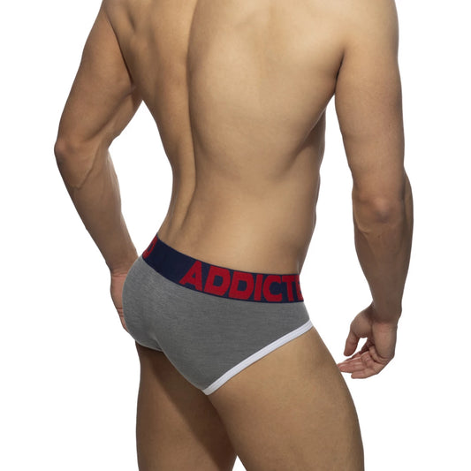 Addicted 2 Pack Pique Brief Turquoise | Charcoal - ADDICTED SA