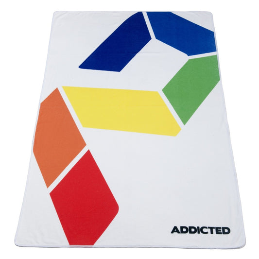 ADDICTED Rainbow Beach Towel
