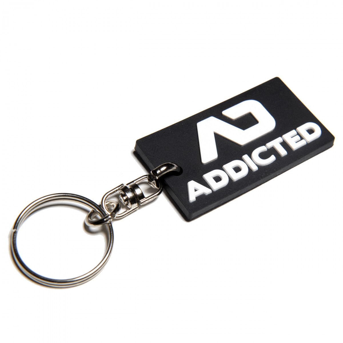 Addicted Rubber Keyring