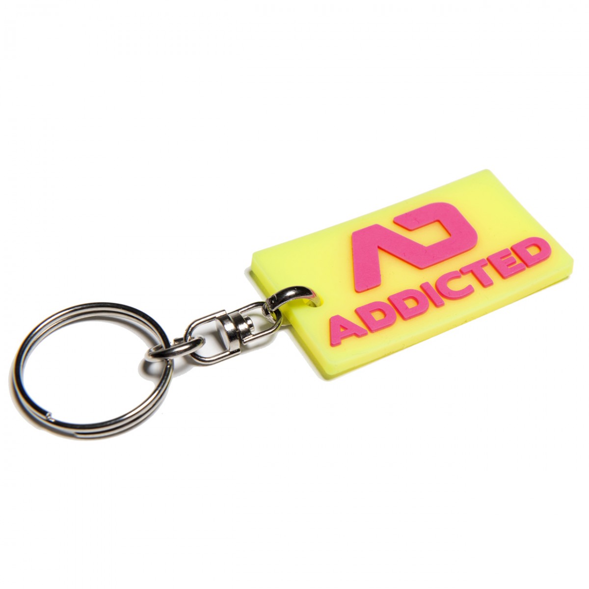 Addicted Rubber Keyring
