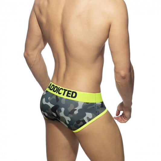 ADDICTED ARMY SWIMDERWEAR BRIEF - ADDICTED SA