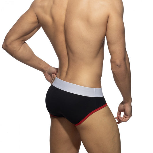 ADDICTED Black Pique Brief - ADDICTED SA