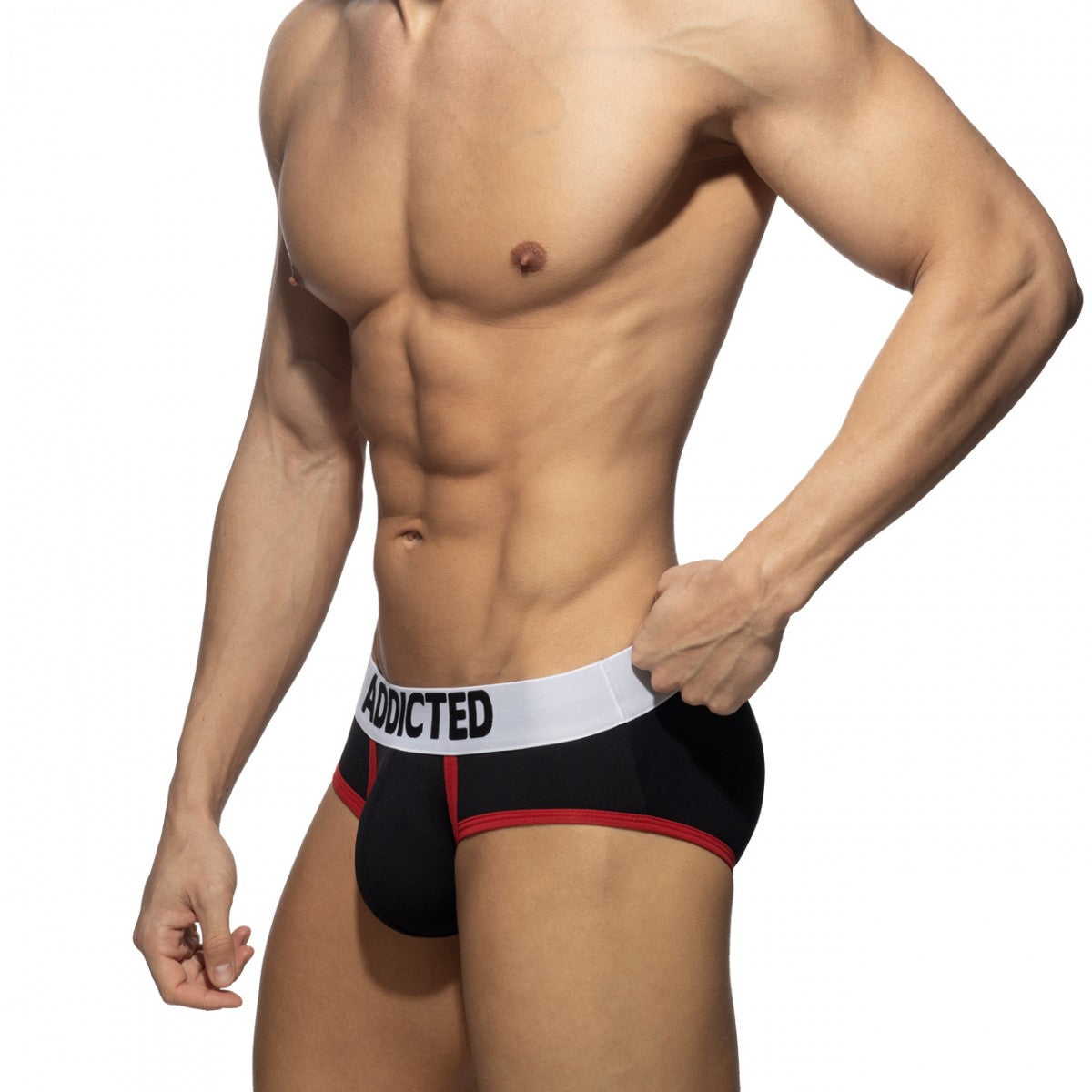 ADDICTED Black Pique Brief - ADDICTED SA