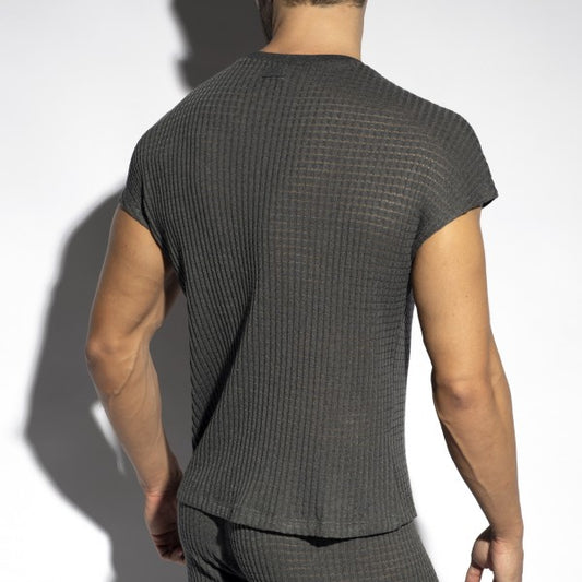 ES Collection Checkmate relaxed Sleeveless T-Shirt - ADDICTED SA