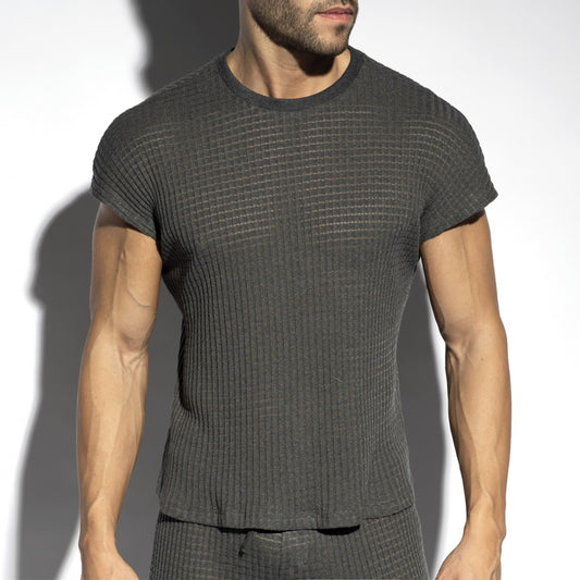 ES Collection Checkmate relaxed Sleeveless T-Shirt - ADDICTED SA