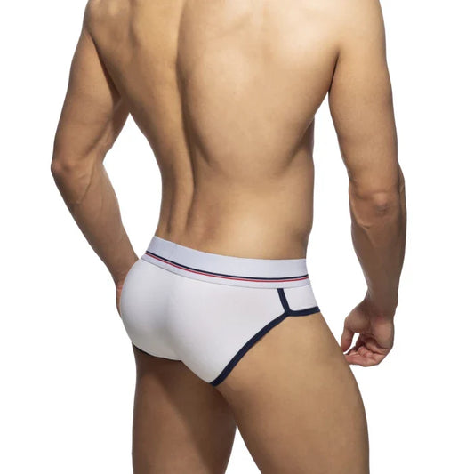 Addicted Cotton Curve Brief White