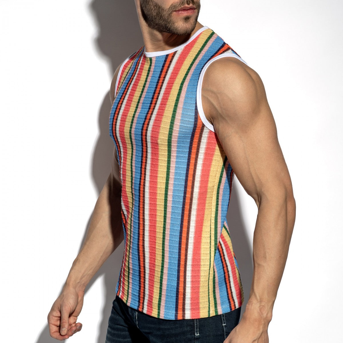 ES Gelato Stripe Wide Tank Top