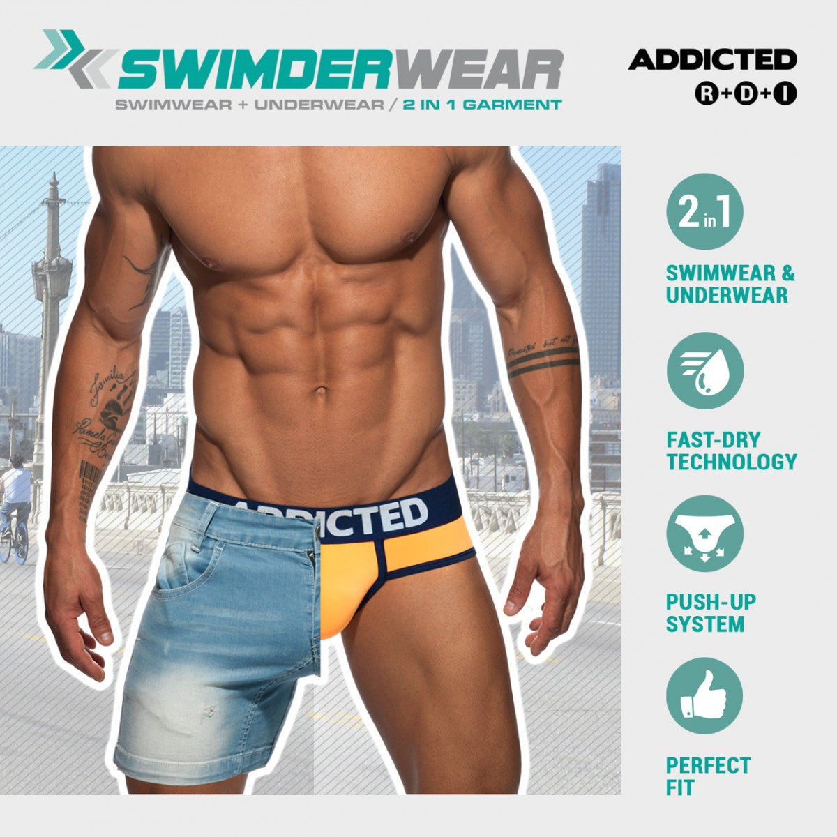 ADDICTED Margarita Swimderwear