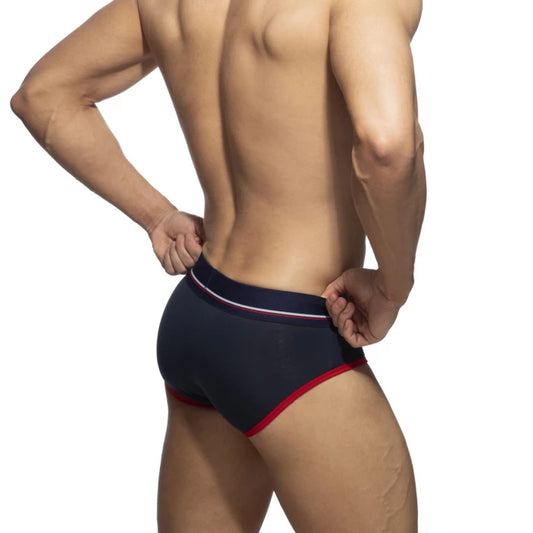 Addicted Navy Cotton Brief