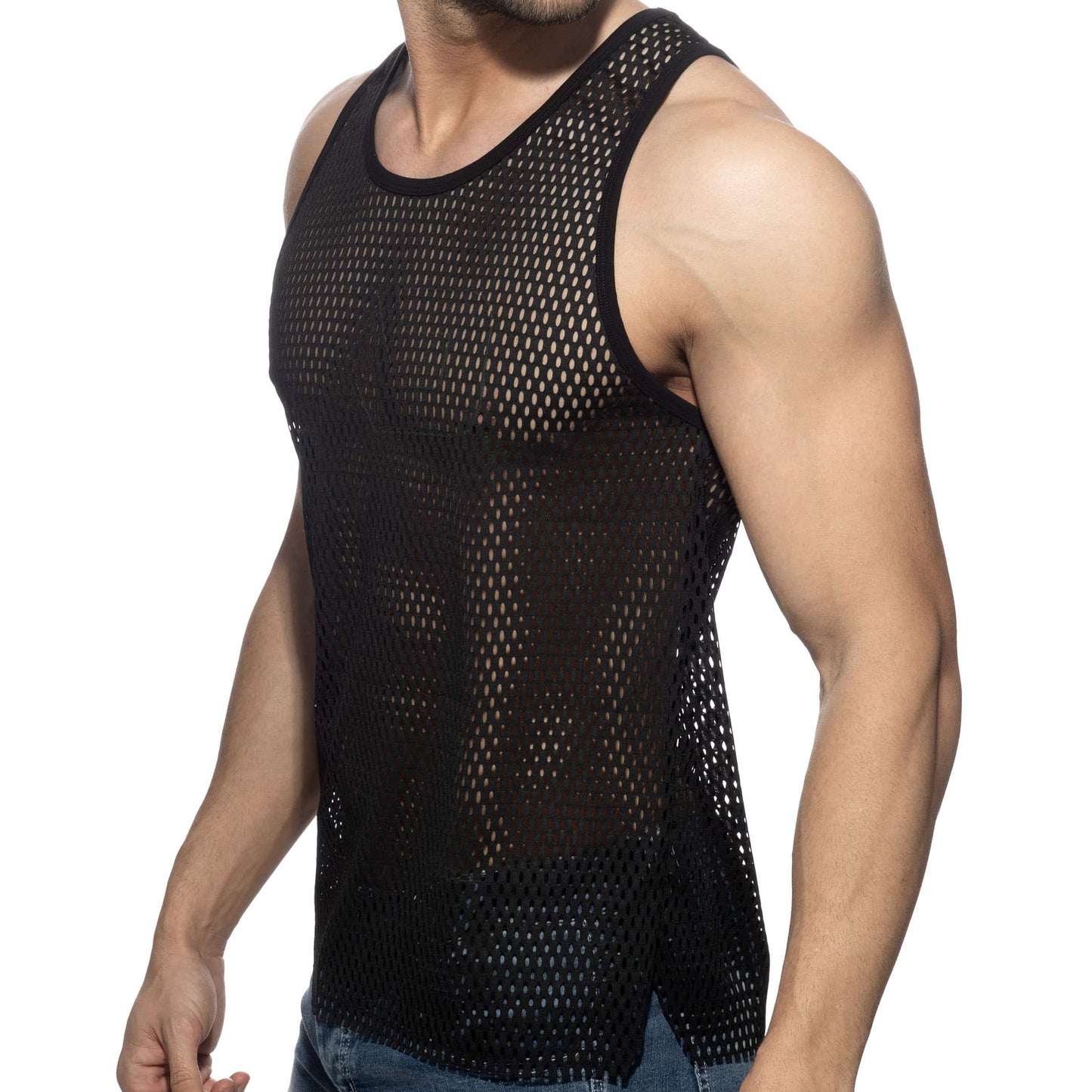 Addicted Open Mesh Tank