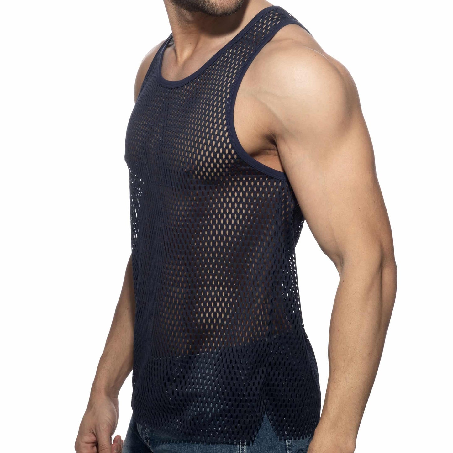Addicted Open Mesh Tank
