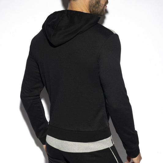 ES RUSTIC BLACK HOODIE - ADDICTED SA