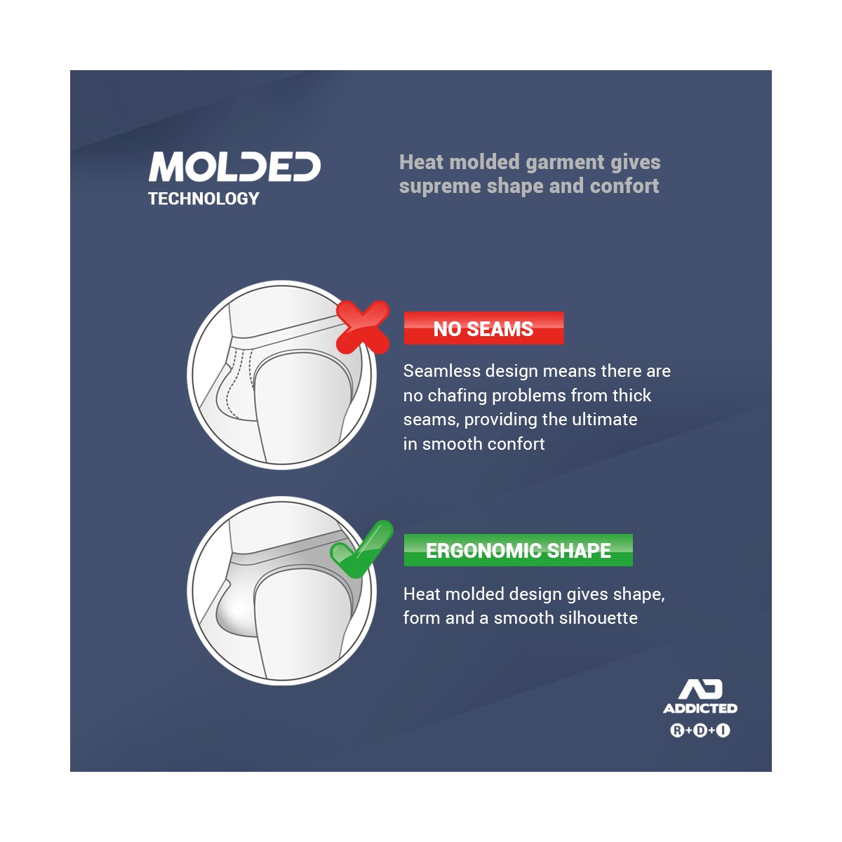 Addicted Seamless 3 Pack Boxer