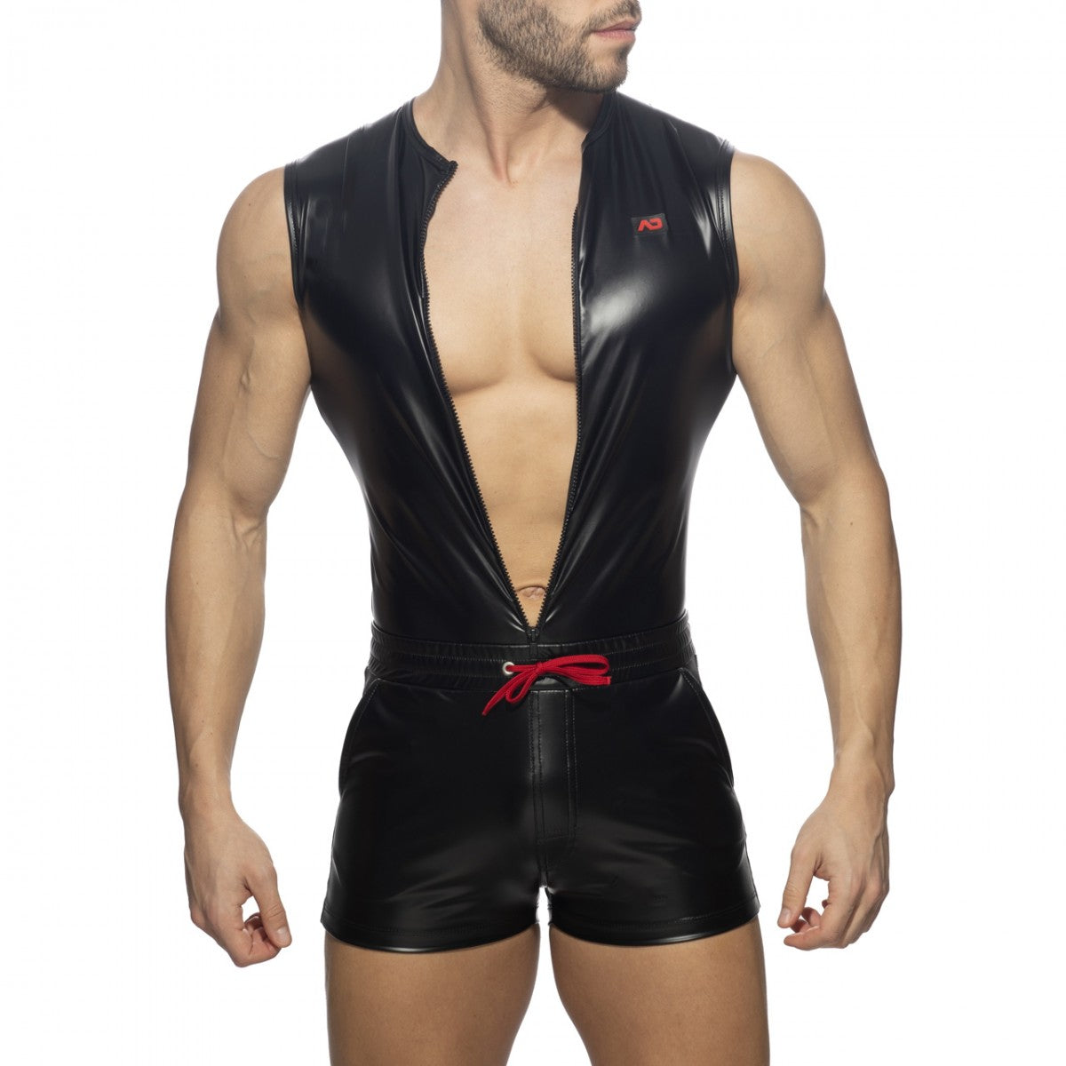 AD Fetish Shorts Rub Body Suit