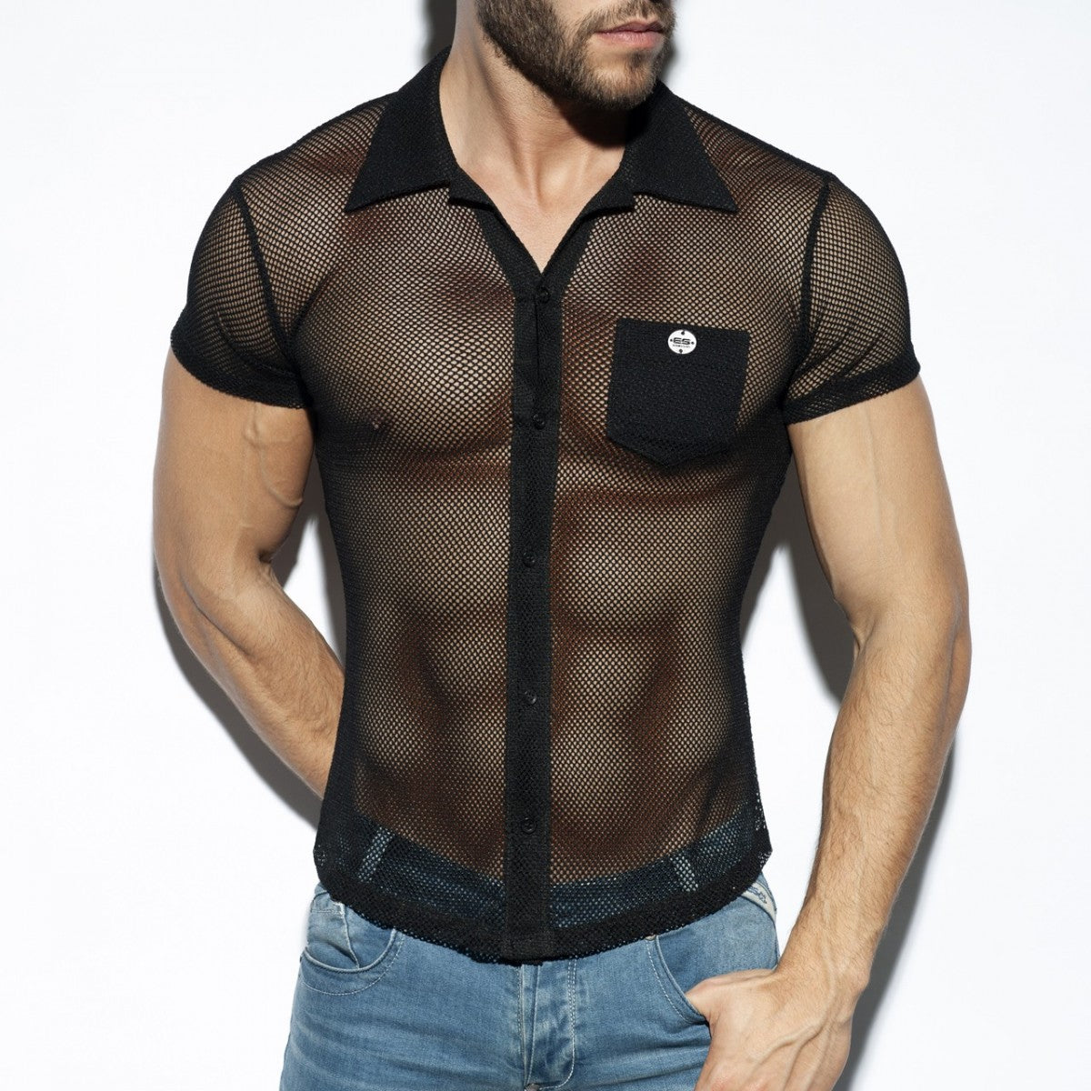 ES Collection Mesh Short Sleeves Shirt