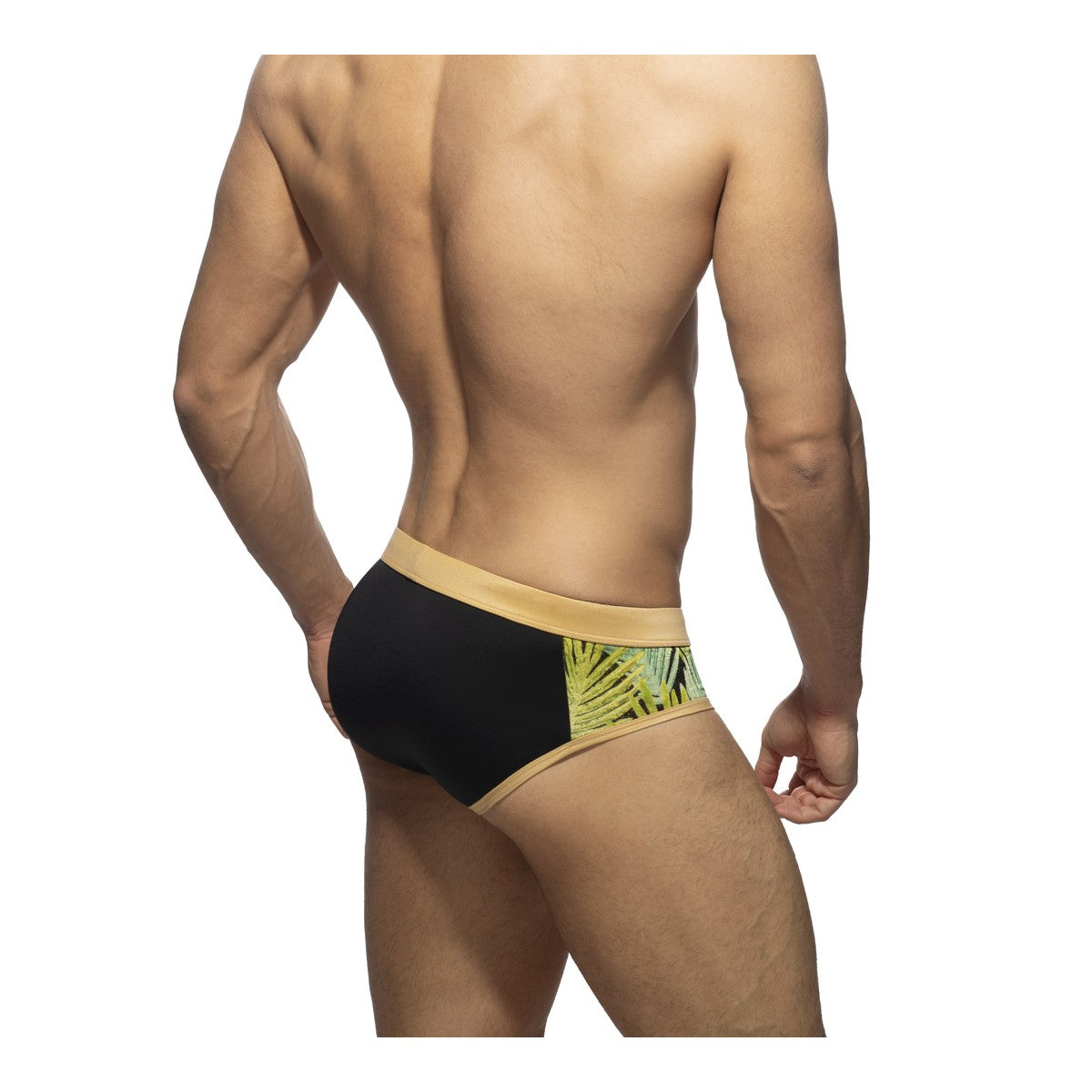 Addicted Side Leaves Swim Brief