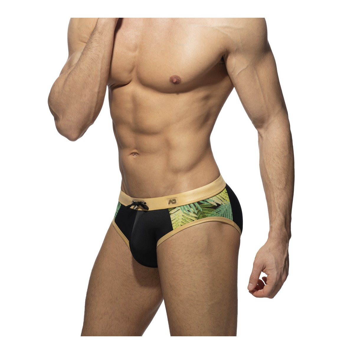 Addicted Side Leaves Swim Brief