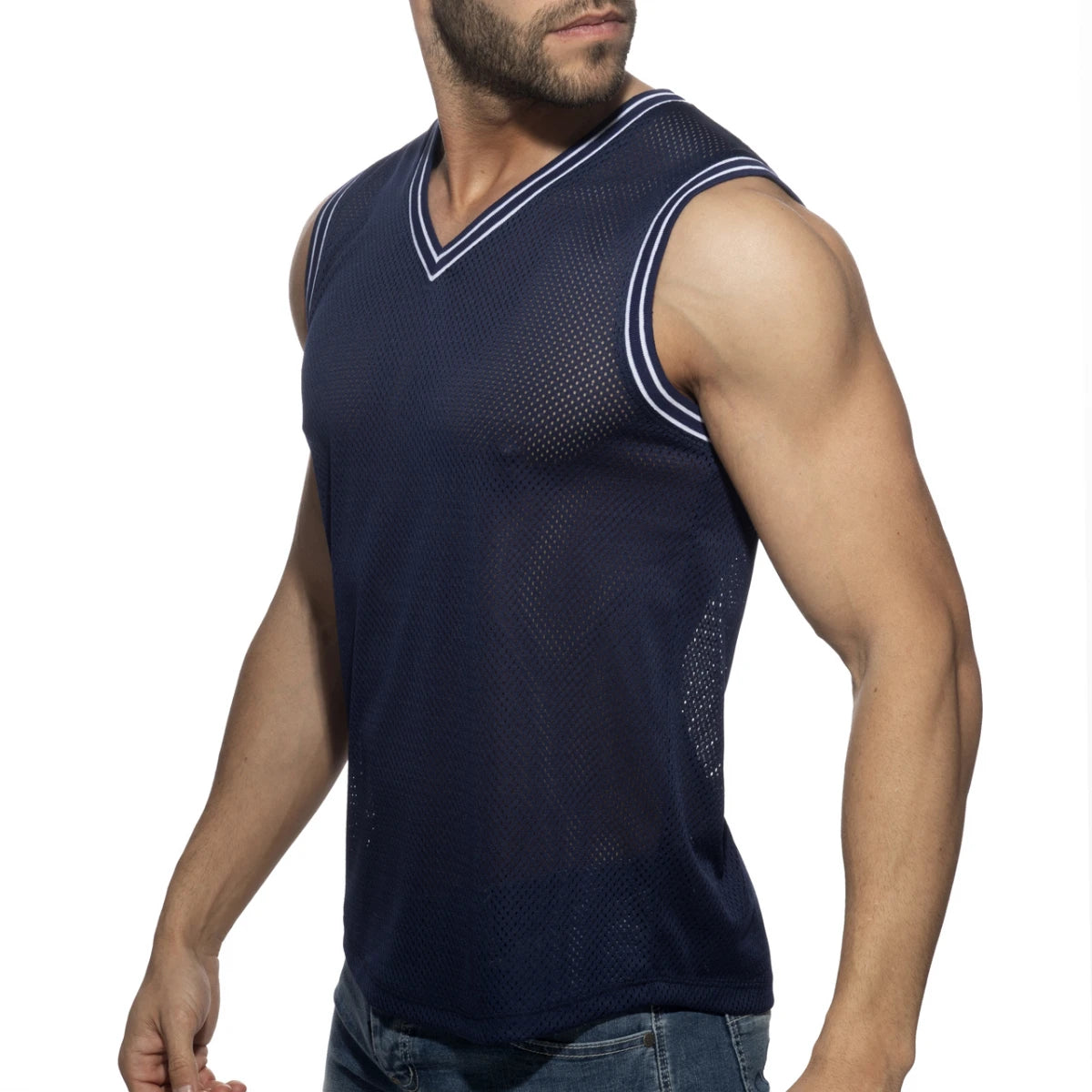 Addicted SLAM V-Neck Sleeveless T-Shirt - ADDICTED SA