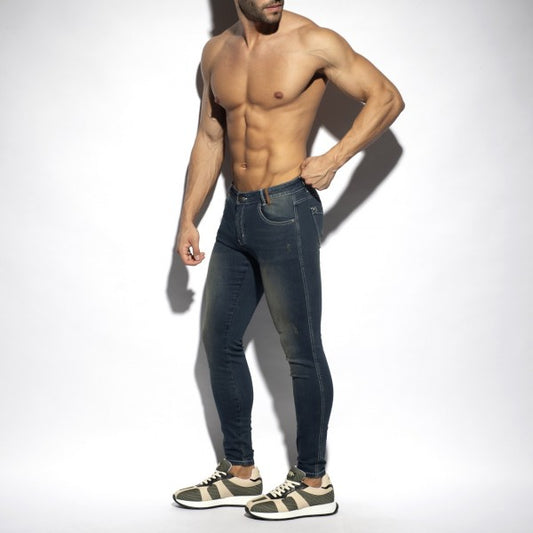 ES COLLECTION SLIM FIT JEANS - NAVY - ADDICTED SA