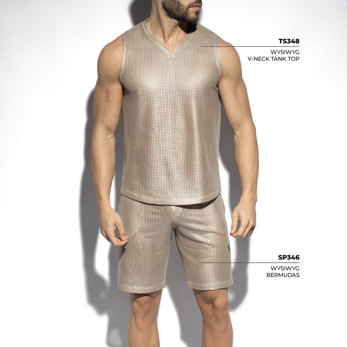 ES Collection Wysiwyg V-Neck Tank Top