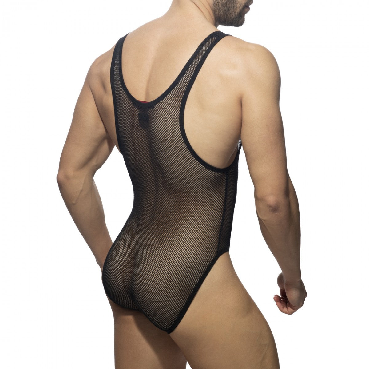 AD Fetish Zip Mesh Bodysuit