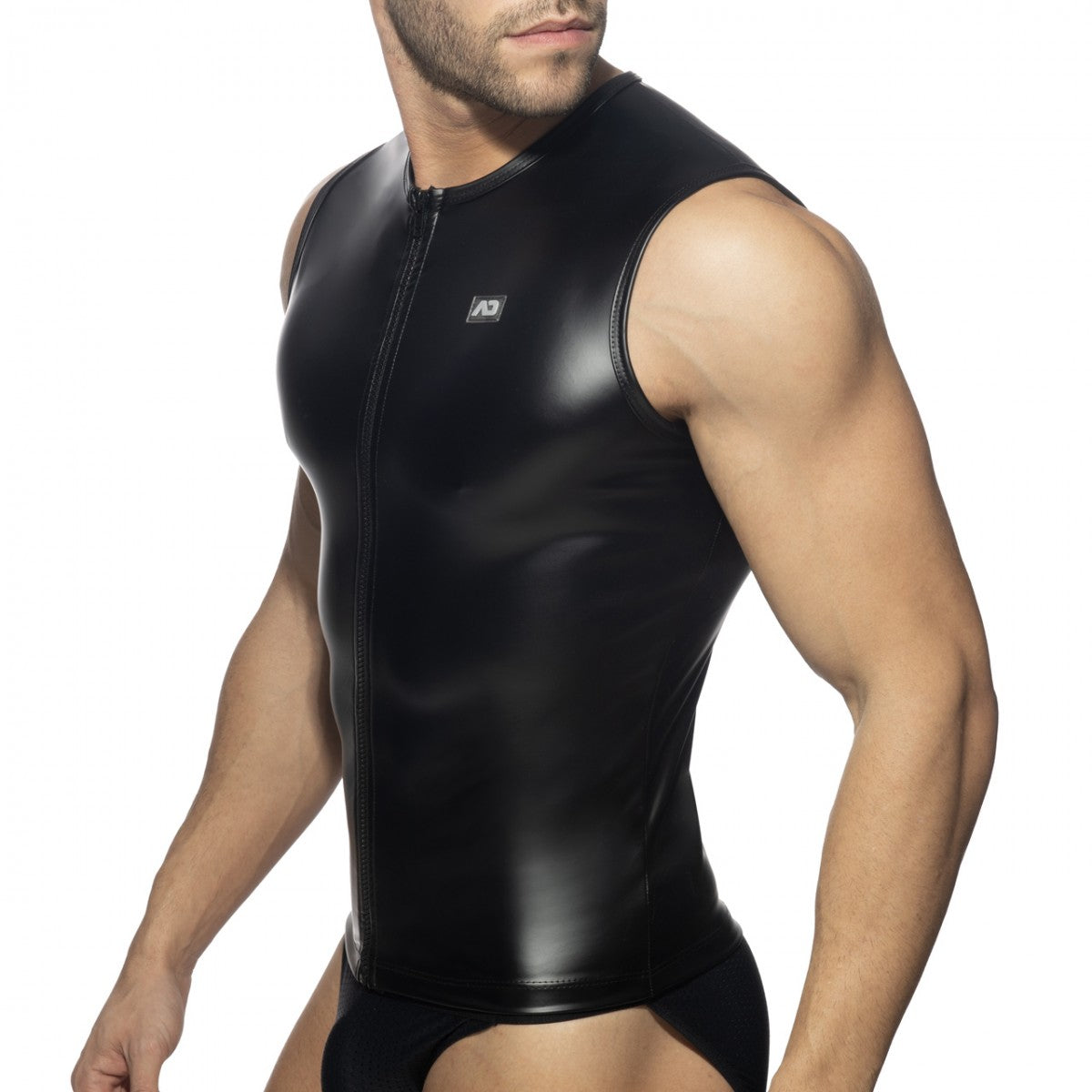 AD Fetish Zip Non Sleeves Fetish Shirt