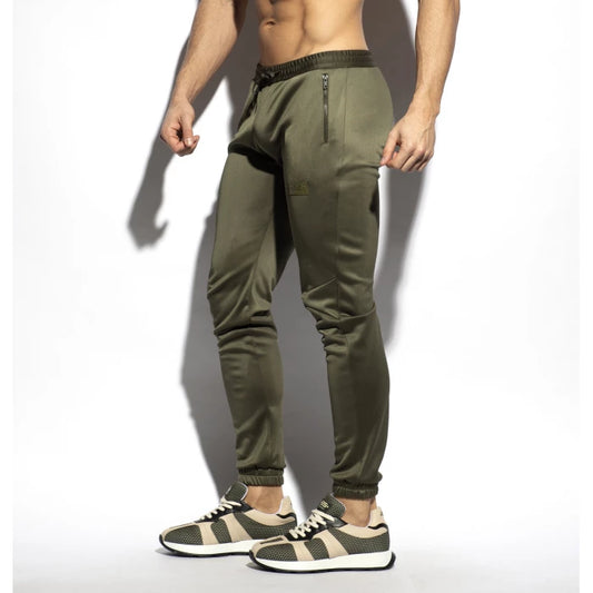 ES Collection Zip Pockets Plain Pants Khaky - ADDICTED SA