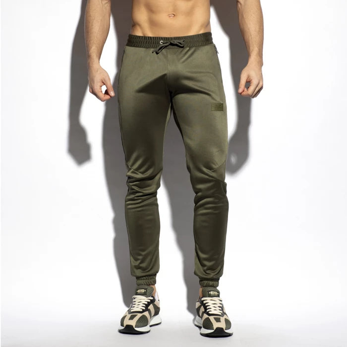 ES Collection Zip Pockets Plain Pants Khaky - ADDICTED SA