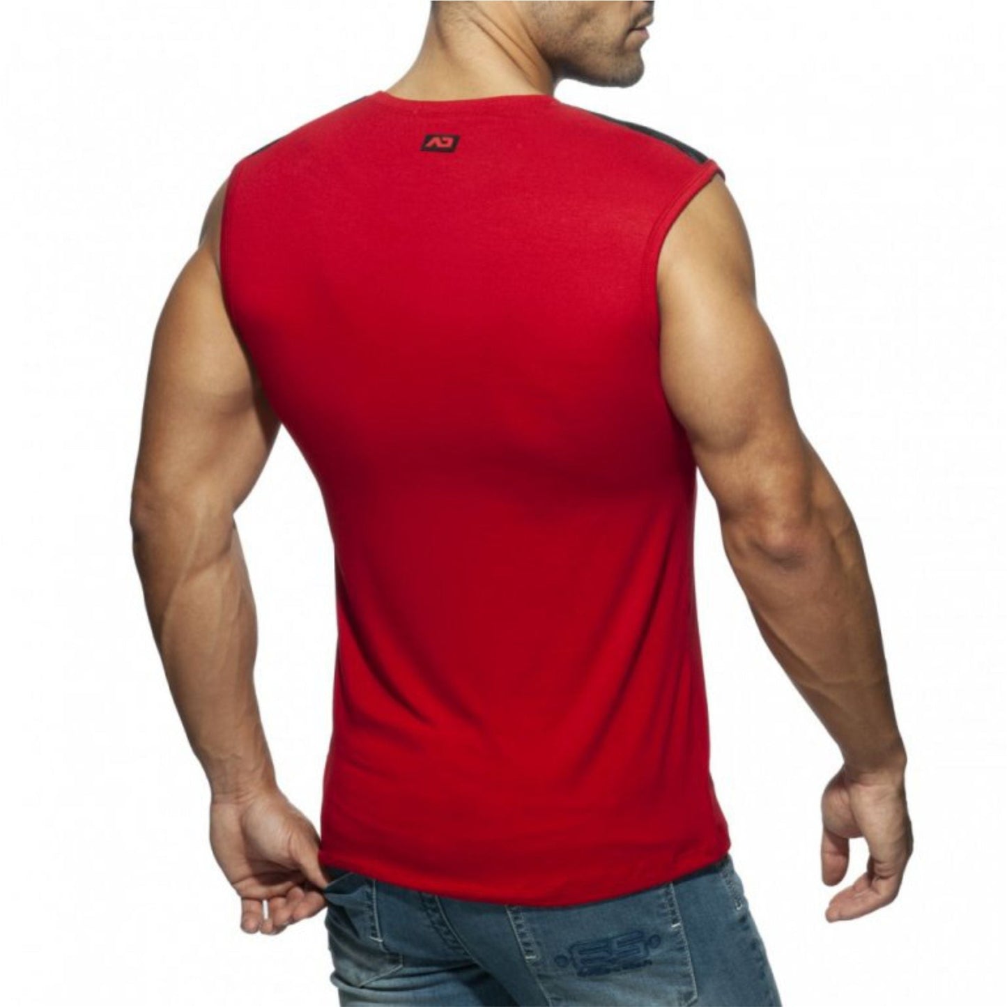 ADDICTED ARMY COMBI TANK TOP - RED