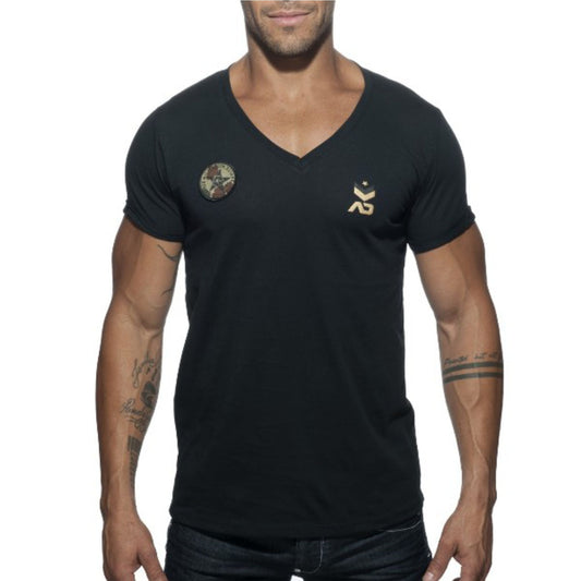 ADDICTED MILITARY T-SHIRT - BLACK - ADDICTED SA