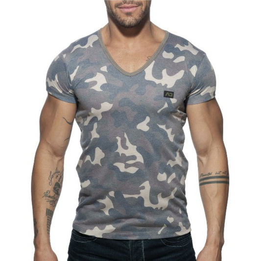 ADDICTED WASHED CAMO T - SHIRT - CAMOUFLAGE