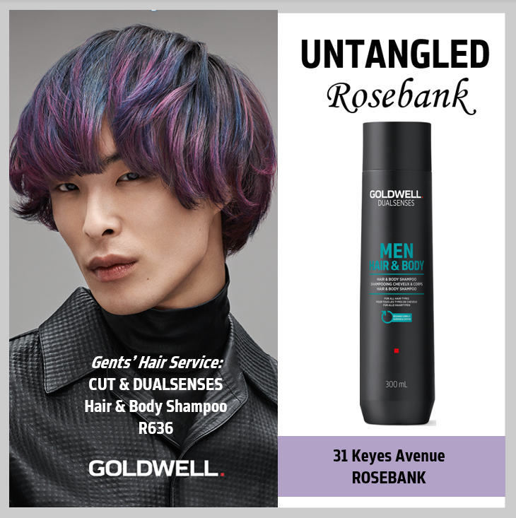 Untangled Salon Men's Cut  + Goldwell Dualsenses Hair & Body Shampoo