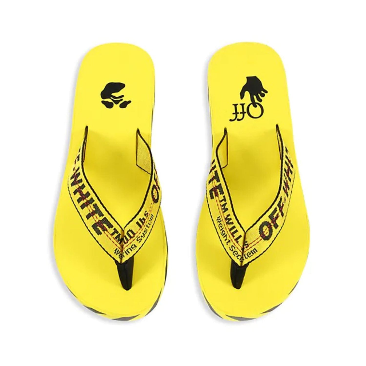 Off-White Industrial Belt Flip Flops - ADDICTED SA