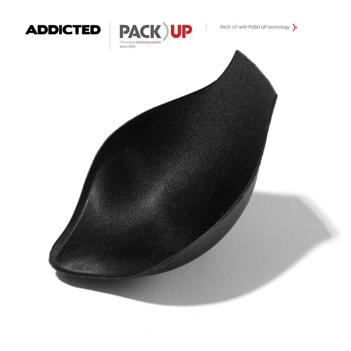 ADDICTED PACK UP WITH PUSH UP - BLACK