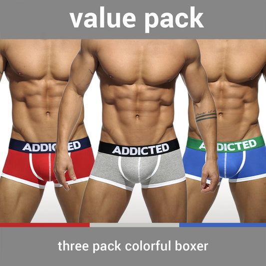 ADDICTED 3 PACK BASIC BOXER