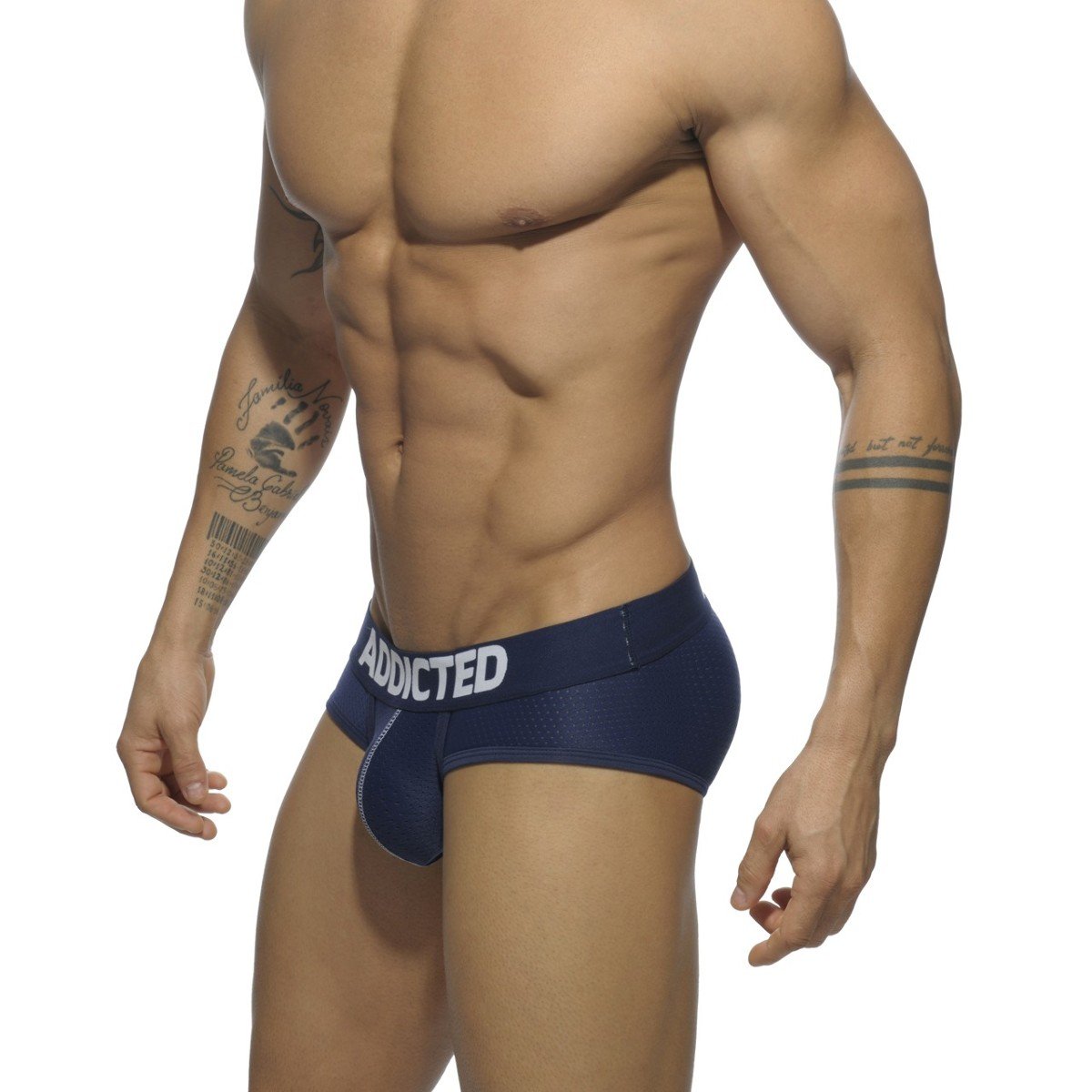 ADDICTED 3 PACK MESH BRIEF WITH SUPPORTIVE POUCH - ADDICTED SA