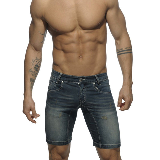 ADDICTED MID LENGTH SHORT - DARK JEANS - ADDICTED SA