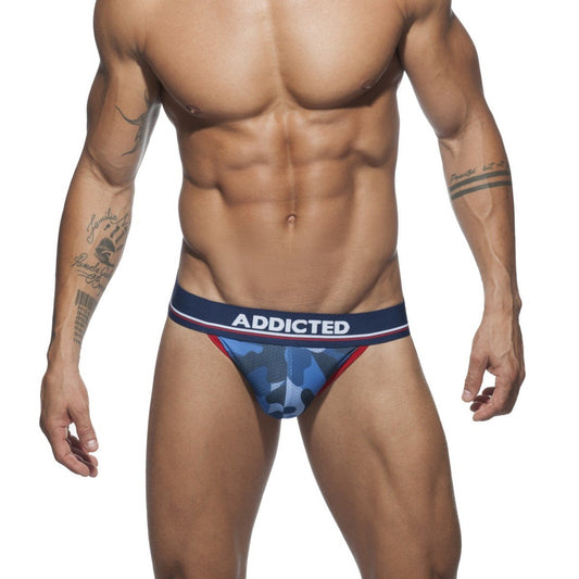 ADDICTED 3 PACK CAMO MESH JOCK WITH SUPPORTIVE POUCH - ADDICTED SA