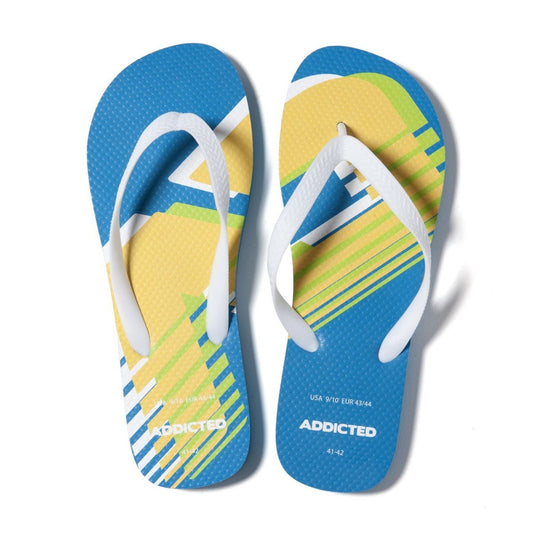 ADDICTED LOGO FLIP FLOP - PEACOCK - ADDICTED SA