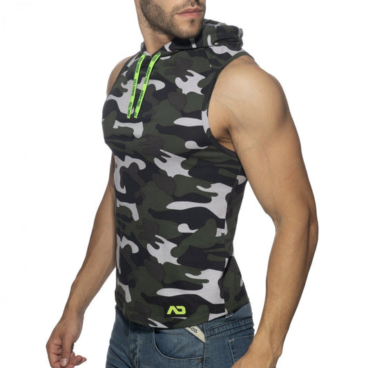 ADDICTED BAND COTTON HOODY - CAMOUFLAGE - ADDICTED SA