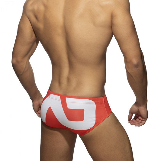 ADDICTED EXTRA-LARGE LOGO BRIEF - ORANGE