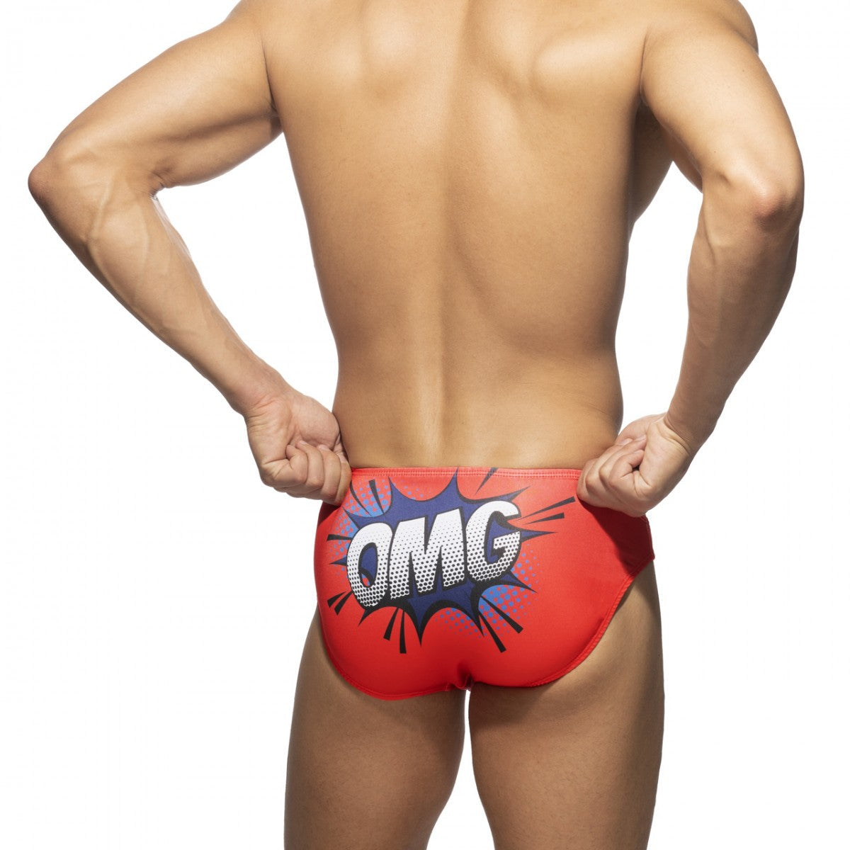 ADDICTED OMG SWIM BIKINI BRIEF - RED - ADDICTED SA