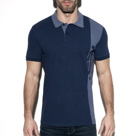 ES COLLECTION LOGO BASIC POLO - NAVY - ADDICTED SA