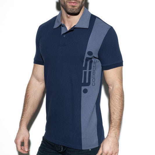 ES COLLECTION LOGO BASIC POLO - NAVY - ADDICTED SA