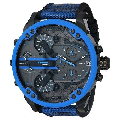 DIESEL MR. DADDY 2.0 BLUE WATCH - ADDICTED SA
