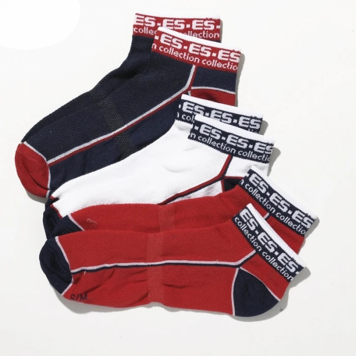 ES COLLECTION 3 PACK ANKLE SOCKS