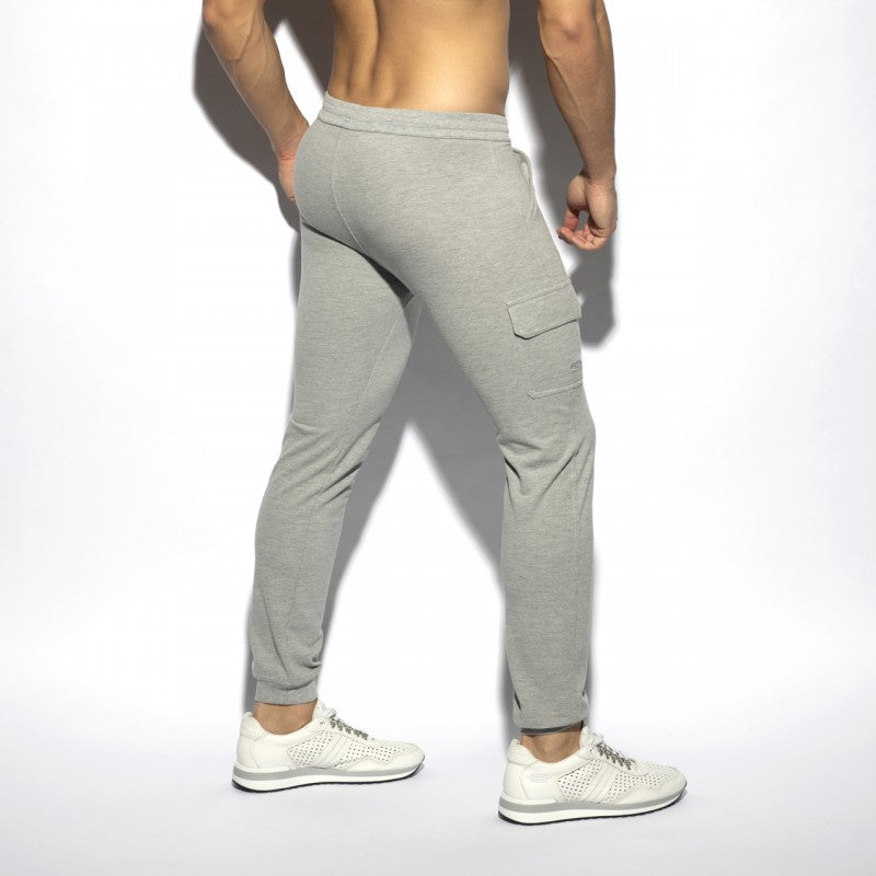 ES COLLECTION PIQUE LONG PANT - HEATHER GREY - ADDICTED SA