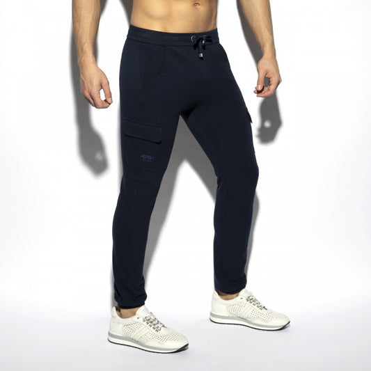 ES COLLECTION PIQUE LONG PANT - NAVY - ADDICTED SA