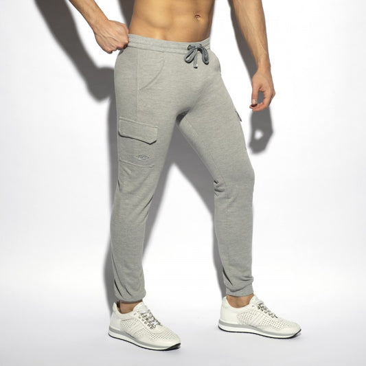 ES COLLECTION PIQUE LONG PANT - HEATHER GREY - ADDICTED SA