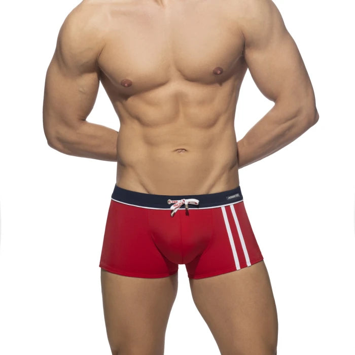 ADDICTED SPORT DETAIL BINDING BOXER - RED